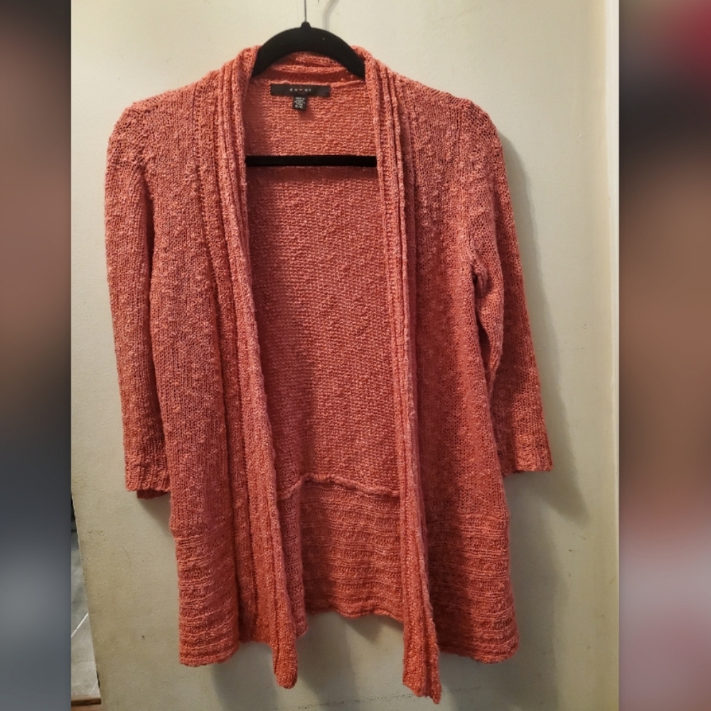 Coral Knit Cardigan - Small